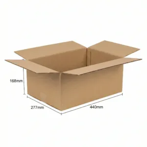 A3 Mailing Boxes - Kraft, 50 Pcs/Carton, Single Wall, 440x277x168mm